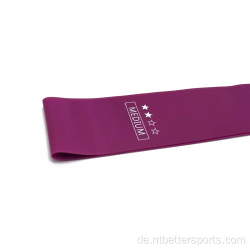 Benutzerdefinierte Latex elastische Übungsschleife Hüftwiderstandsbänder